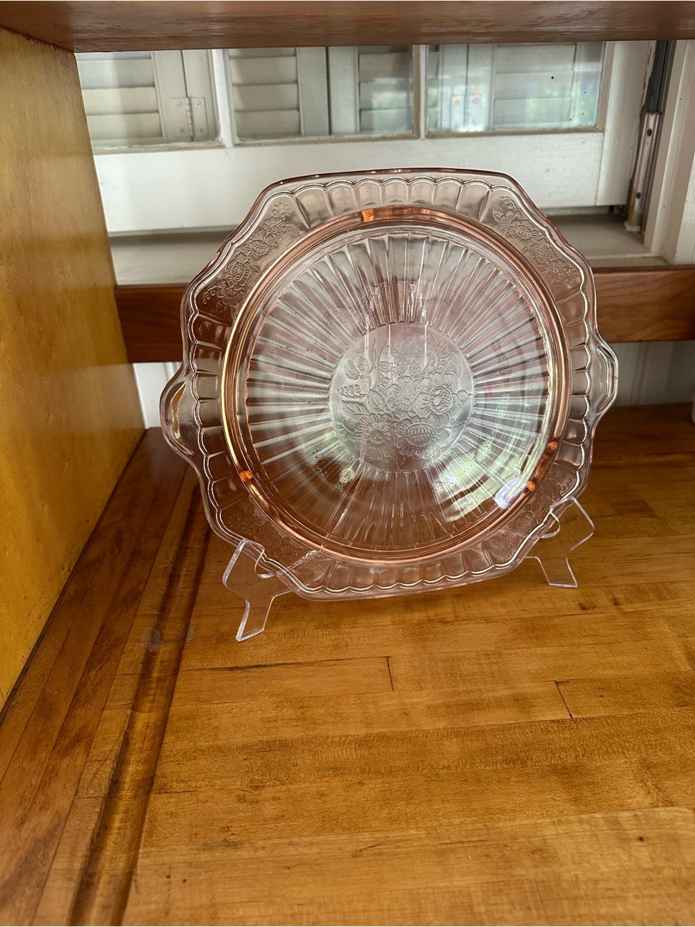Anchor Hocking Depression Glass Cake Plate